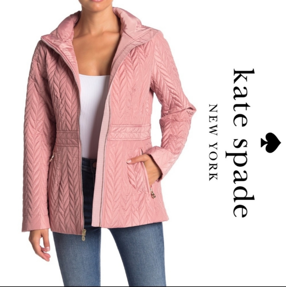 ♠Kate spade jacket pink coat jacket.